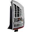Passenger Side Tail Light, with Bulb, Halogen, Clear and Red Lens, Base Model, CAPA Certified