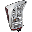 Driver Side Tail Light, with Bulb, Halogen, Clear and Red Lens, Base Model, CAPA Certified