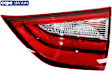 Passenger Side, Inner Tail Light, with Bulb, Halogen, Clear and Red Lens, Except SE Model, CAPA CERTIFIED