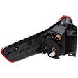 2015-2019 Toyota Sienna - Passenger Side, Outer Tail Light, with Bulb, LED, Clear and Red Lens, Except SE Model
