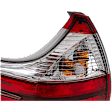 Driver Side, Outer Tail Light, with Bulb, LED, Clear and Red Lens, Except SE Model, CAPA CERTIFIED