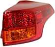 Driver Side, Outer Tail Light, without Bulb, Halogen, Clear and Red Lens, 4 Cyl., 2.5L Engine
