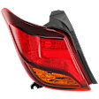 Driver Side Tail Light, with Bulb, LED, Clear and Red Lens, CAPA CERTIFIED