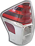 Driver Side Tail Light, with Bulb, Halogen, Clear and Red Lens, 4 Cyl., 1.8L Engine