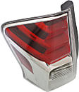 Driver Side Tail Light, with Bulb, Halogen, Clear and Red Lens, 4 Cyl., 1.8L Engine