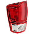 Driver Side Tail Light, with Bulb, Halogen, Red and Smoked Lens, TRD Sport/TRD Off-Road Models