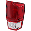 Passenger Side Tail Light, with Bulb, Halogen, Red Lens, Base/SR/SR5 Models, CAPA CERTIFIED