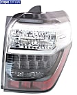 2022 Toyota 4Runner SR5 Premium - Passenger Side Halogen Tail Light, Without bulb(s), OE Replacement, CAPA Certified