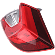 2021 Honda Civic Sport - Passenger Side, Outer Halogen Tail Light, With bulb(s), Sedan, Mounts on Body, North America Built Vehicle, OE Replacement