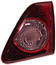 Passenger Side, Inner Tail Light, without Bulb, Halogen, Clear and Red Lens, Japan Built Vehicle