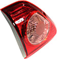 Driver Side, Inner Tail Light, without Bulb, Halogen, Clear and Red Lens, Japan Built Vehicle