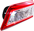 Passenger Side Tail Light, with Bulb, Halogen, Clear and Red Lens