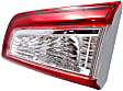 Passenger Side Tail Light, with Bulb, Halogen, Clear and Red Lens, CAPA CERTIFIED