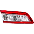 Driver Side Tail Light, with Bulb, Halogen, Clear and Red Lens