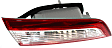 Driver Side Tail Light, with Bulb, Halogen, Clear and Red Lens