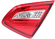 Passenger Side, Inner Tail Light, with Bulb, Halogen, Clear Red Lens, Chrome Interior, 16-17 Base/S/SL/SV Models (17-17 Without Sport Package)