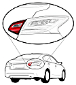 Passenger Side, Inner Tail Light, with Bulb, Halogen, Clear Red Lens, Chrome Interior, 16-17 Base/S/SL/SV Models (17-17 Without Sport Package), CAPA CERTIFIED