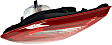 Passenger Side, Inner Tail Light, with Bulb, Halogen, Clear Red Lens, Chrome Interior, 16-17 Base/S/SL/SV Models (17-17 Without Sport Package), CAPA CERTIFIED