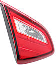 Driver Side, Inner Tail Light, with Bulb, Halogen, Clear Red Lens, Chrome Interior, 16-17 Base/S/SL/SV Models (17 Without Sport Package)