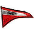 Driver Side Tail Light, with Bulb, Halogen, Clear and Red Lens, 4 Cyl., 1.8L Engine