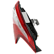 Driver Side Tail Light, with Bulb, Halogen, Clear and Red Lens, 4 Cyl., 1.8L Engine