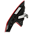 Driver Side Tail Light, with Bulb, Halogen, Clear and Red Lens, 4 Cyl., 1.8L Engine