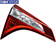 Driver Side Tail Light, with Bulb, Halogen, Clear and Red Lens, 4 Cyl., 1.8L Engine, CAPA CERTIFIED