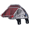 Passenger Side Back Up Light, Without bulb(s), Halogen, Clear Lens, Japan Built Vehicle