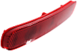 Rear, Driver Side Bumper Reflector