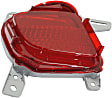 Rear, Passenger Side Bumper Reflector