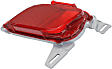 Rear, Passenger Side Bumper Reflector, CAPA Certified