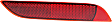 Rear, Passenger Side Bumper Reflector