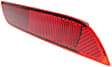 Rear, Passenger Side Bumper Reflector