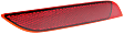 Rear, Passenger Side Bumper Reflector