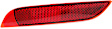 Rear, Driver Side Bumper Reflector