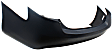 2007-2011 Toyota Camry - Rear Primed Bumper Cover, USA Built Vehicle, For Models with Single Exhaust Hole, Hybrid Model, 4 Cyl., 2.4L Engine