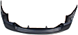 2007-2011 Toyota Camry - Rear Primed Bumper Cover, USA Built Vehicle, For Models with Single Exhaust Hole, Hybrid Model, 4 Cyl., 2.4L Engine