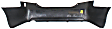 Rear Primed Bumper Cover, USA Built Vehicle, For Models with Single Exhaust Hole, Hybrid Model, 4 Cyl., 2.4L Engine, CAPA Certified