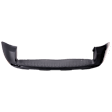 Rear Primed Bumper Cover, Without Flare Hole and Bumper Extension