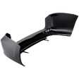Rear Primed Bumper Cover, Without Flare Hole and Bumper Extension