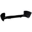 Rear Primed Bumper Cover, Without Flare Hole and Bumper Extension