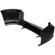 Rear Primed Bumper Cover, Without Flare Hole and Bumper Extension