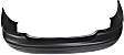 Rear Primed Bumper Cover, 6 Cyl., 3.0L Engine, With Exhaust Cut Out on Passenger Side And Molding Hole