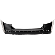 Rear, Upper Primed Bumper Cover Top, Textured Bottom, Textured Bottom, Except Hybrid Model