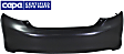 Rear Primed Bumper Cover, L/LE/XLE/Hybrid Models, CAPA Certified