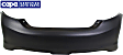 Rear Primed Bumper Cover, SE/SE Sport Models, CAPA Certified
