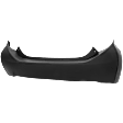 2012-2016 Toyota Prius C - Rear Primed Bumper Cover, 4 Cyl., 1.5L Engine, CAPA Certified