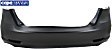 Rear Primed Bumper Cover, For (14-16, Base/LE/XLE Models), CAPA Certified