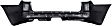 2014 Toyota 4Runner SR5 - Rear Primed Bumper Cover, For Models With Chrome Insert