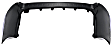 2011-2020 Toyota Sienna - Rear Primed Bumper Cover, SE, without Park Distance Control Sensor Holes